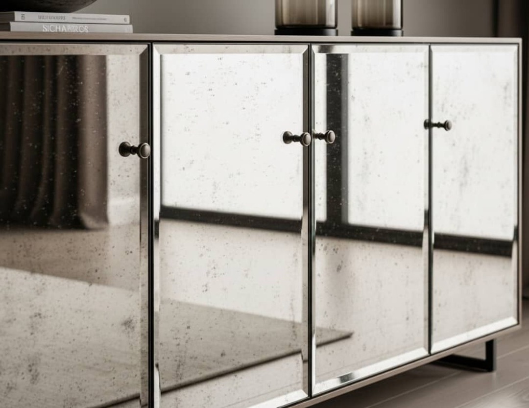 mirrored furniture